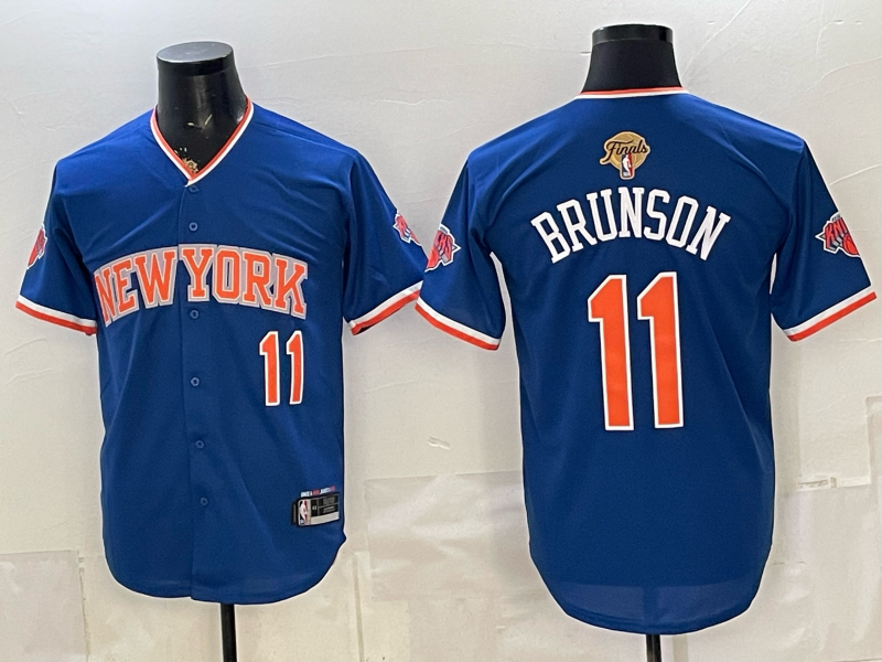 Men New York Knicks #11 Brunson blue 2026 Nike NBA jersey 062201
